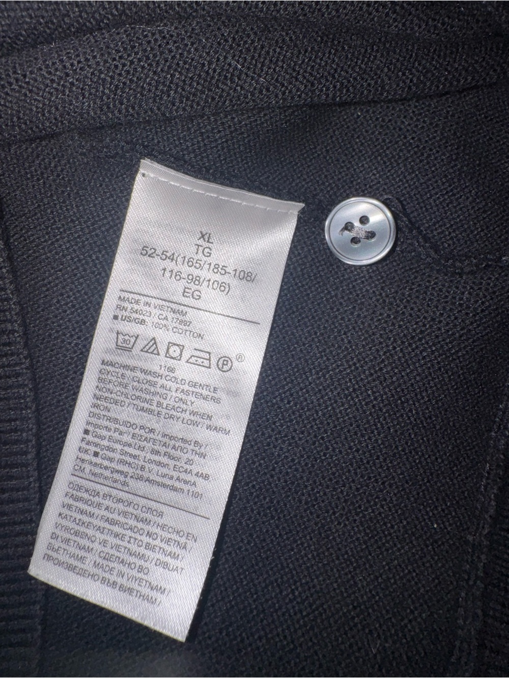 Banana Republic Black and White Vertical Stripe Button-Front Shirt - Picture 6 of 6